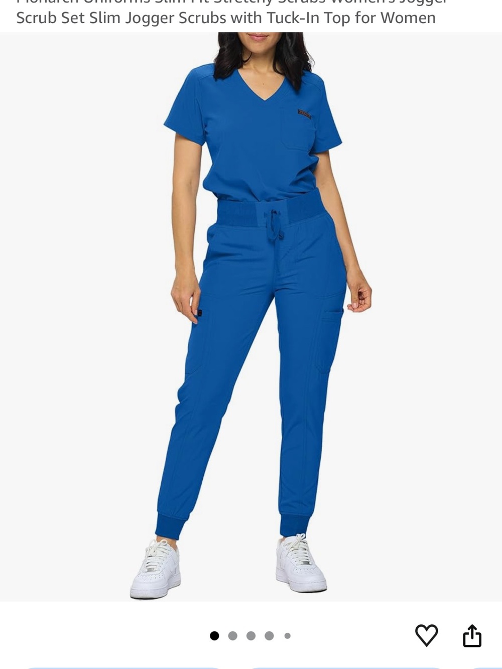 Slim Fit Royal Blue Jogger Pants for Women